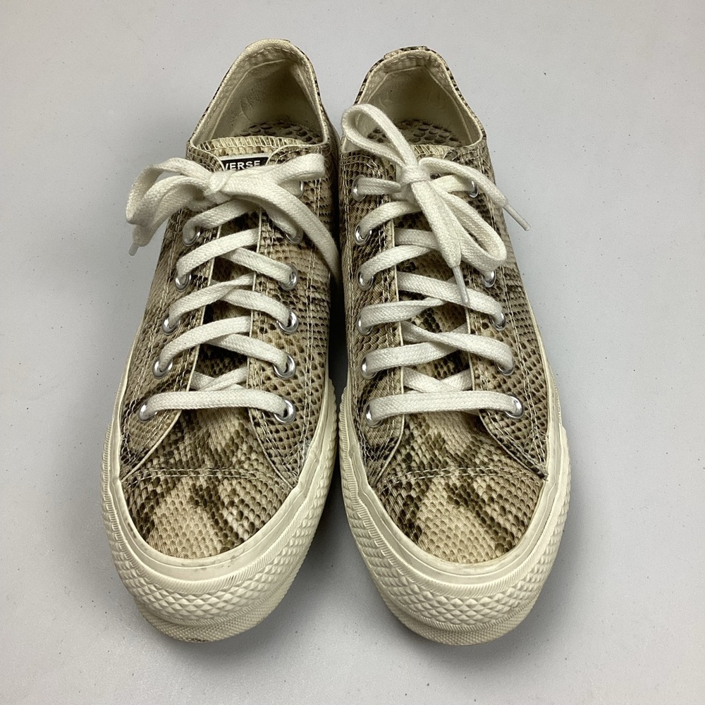 Converse Chuck Taylor All Star Snakeskin Print Platform Sneakers Women’s Size 7